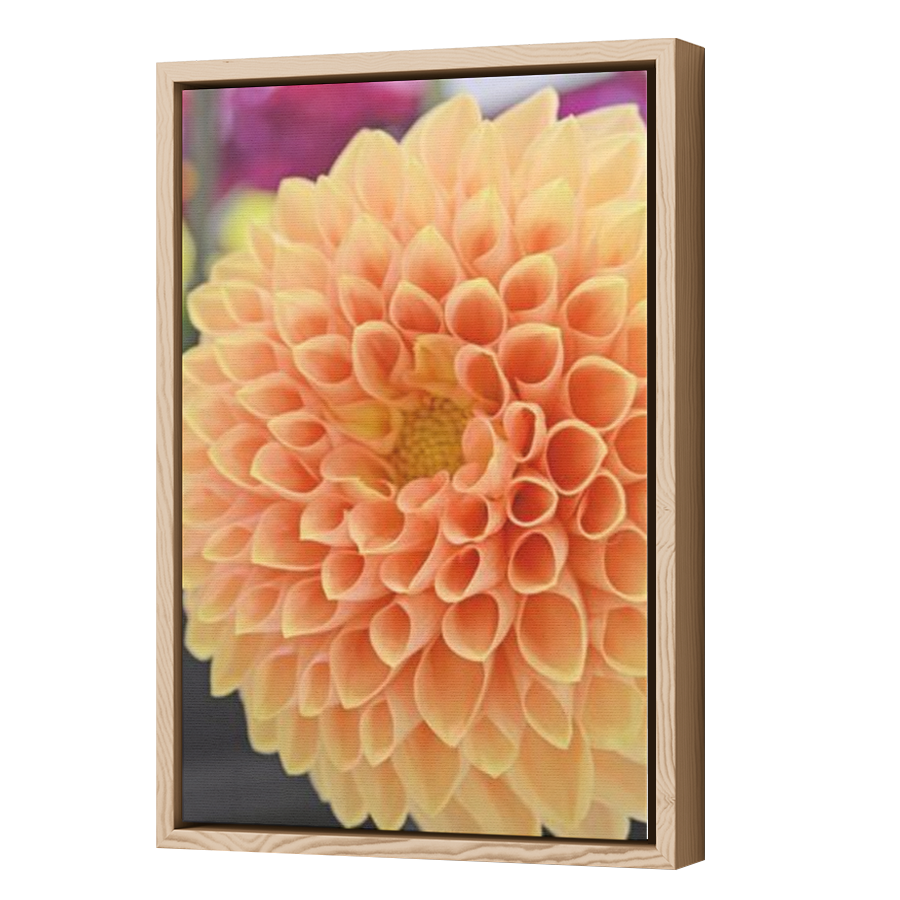 Thumbnail for Canvas - Wood Grain Floating Frame