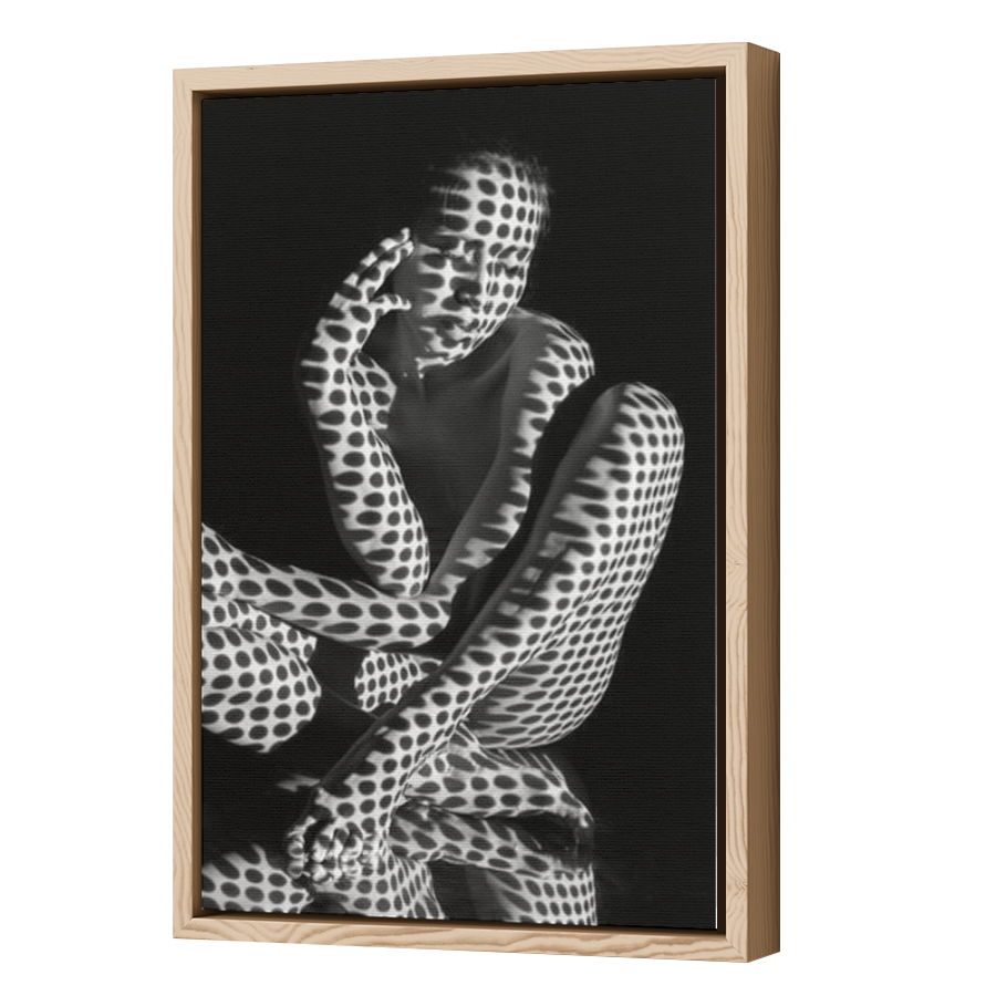 Thumbnail for Canvas - Wood Grain Floating Frame