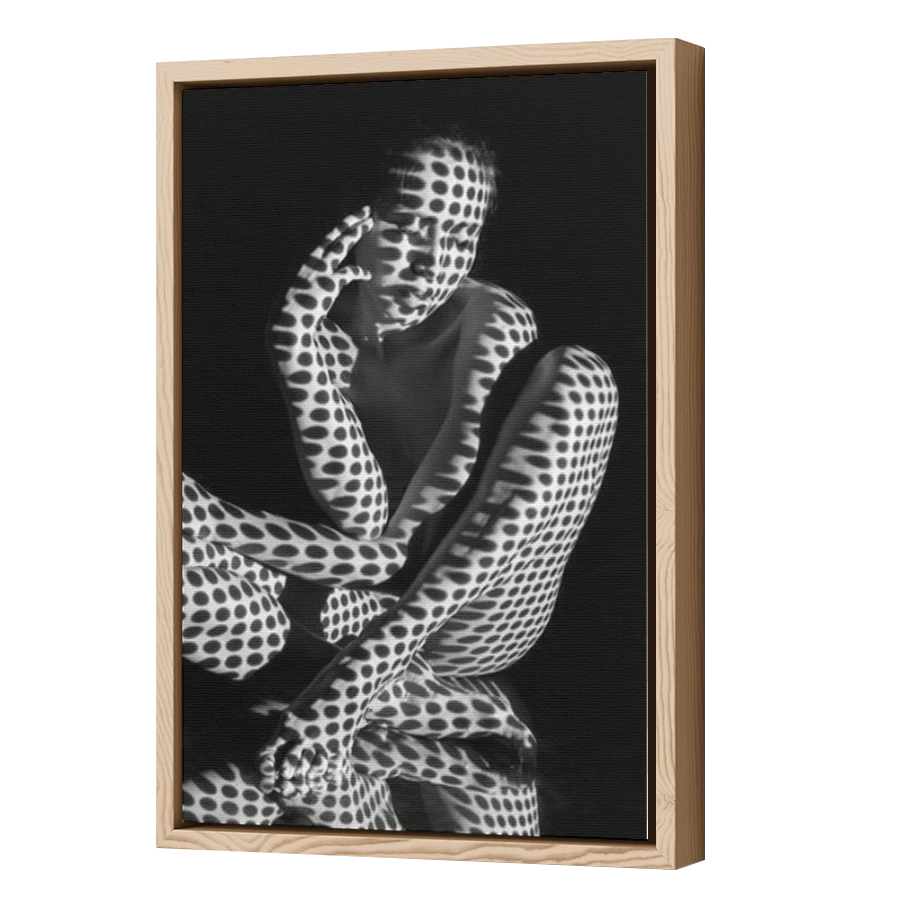Thumbnail for Canvas - Wood Grain Floating Frame