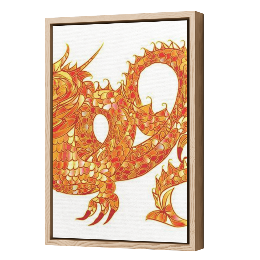 Thumbnail for Canvas - Wood Grain Floating Frame