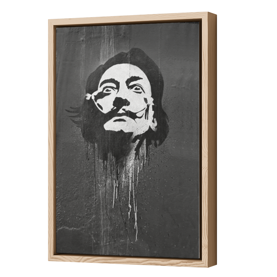 Thumbnail for Canvas - Wood Grain Floating Frame