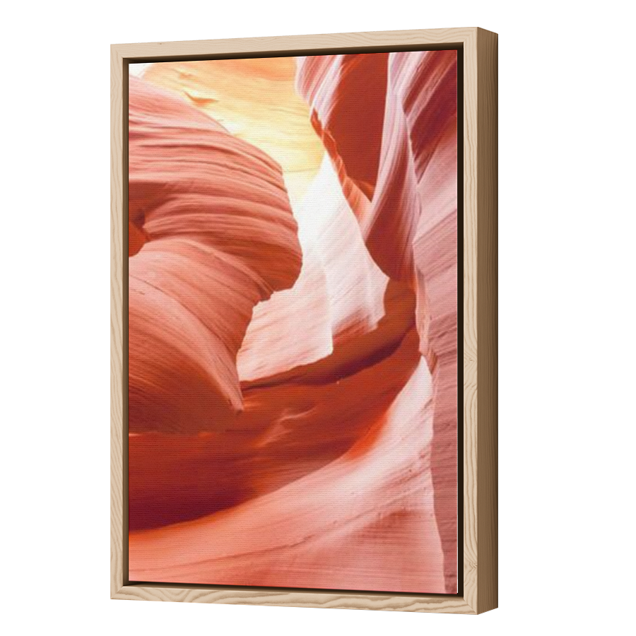 Thumbnail for Canvas - Wood Grain Floating Frame