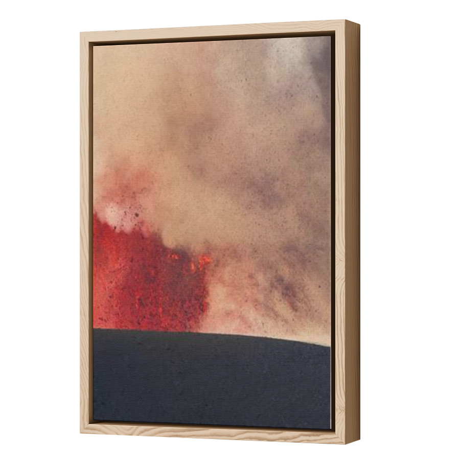 Thumbnail for Canvas - Wood Grain Floating Frame