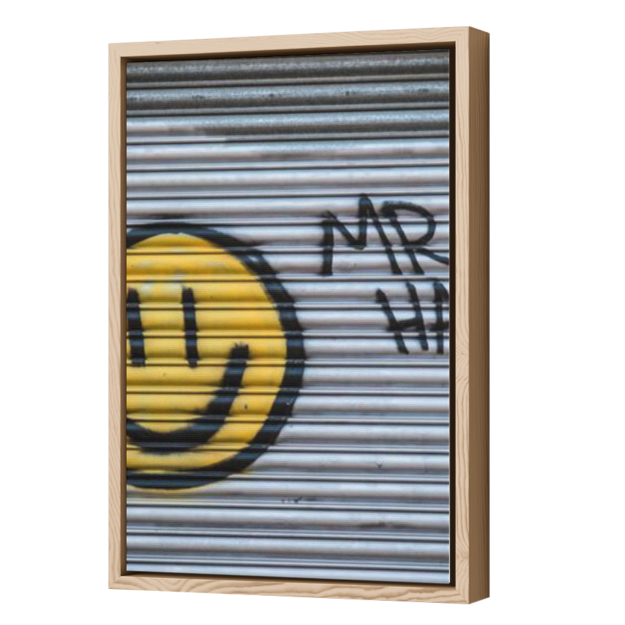 Thumbnail for Canvas - Wood Grain Floating Frame
