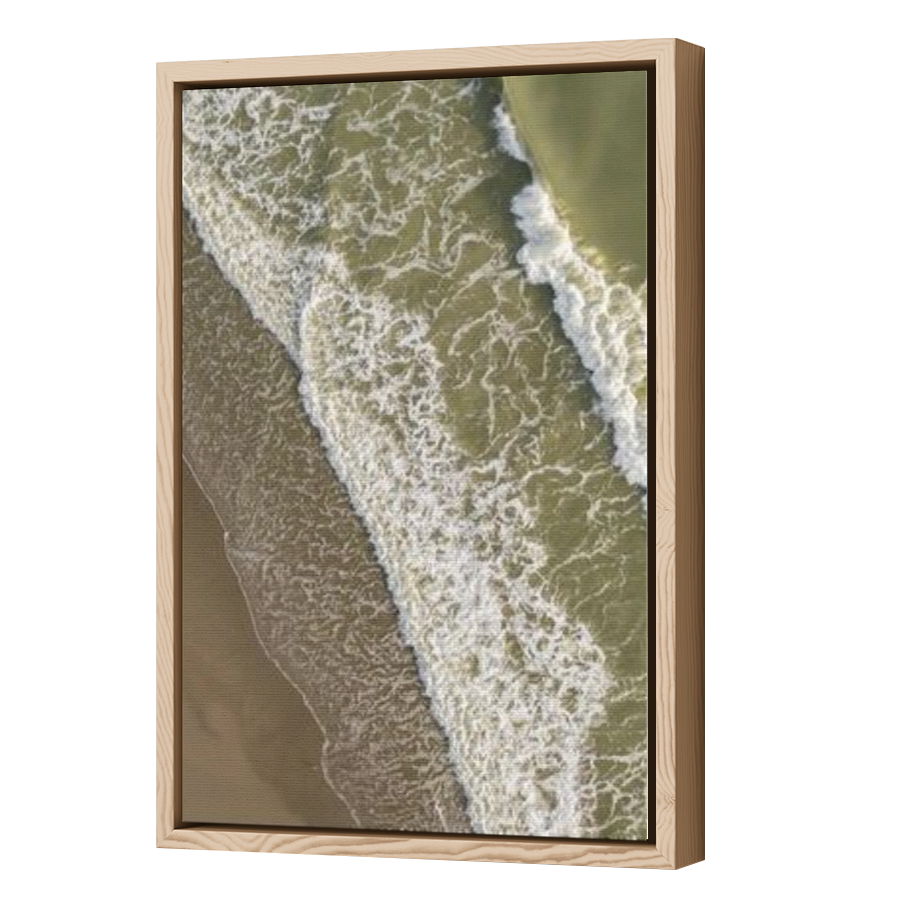Thumbnail for Canvas - Wood Grain Floating Frame