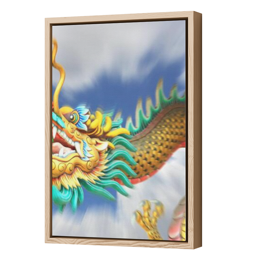 Thumbnail for Canvas - Wood Grain Floating Frame