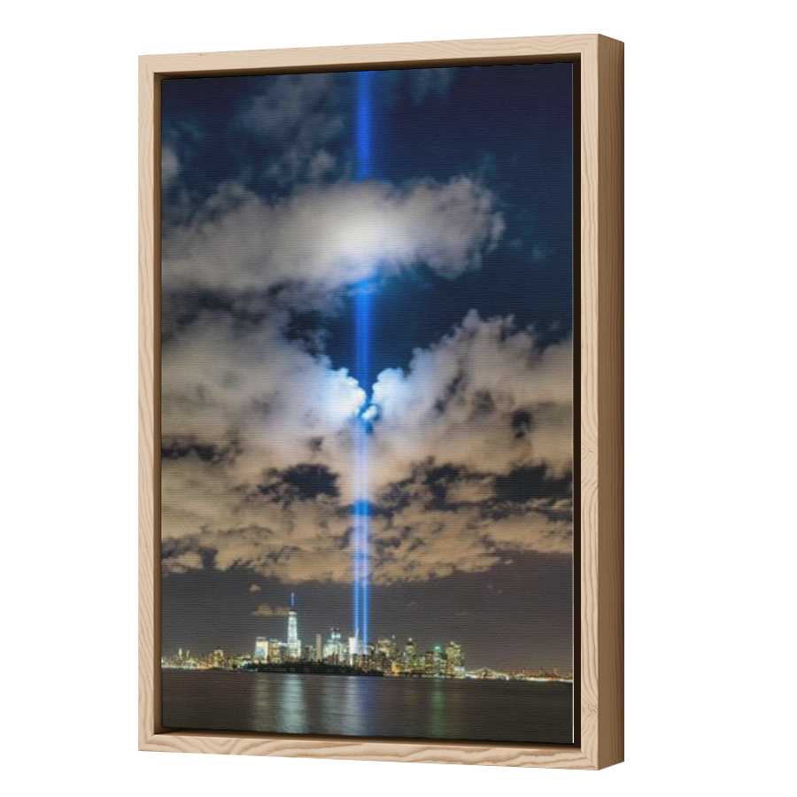 Thumbnail for Canvas - Wood Grain Floating Frame