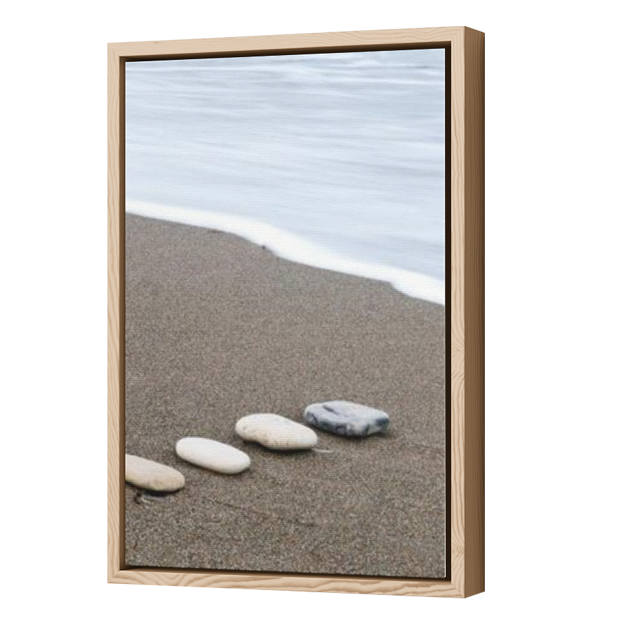Thumbnail for Canvas - Wood Grain Floating Frame