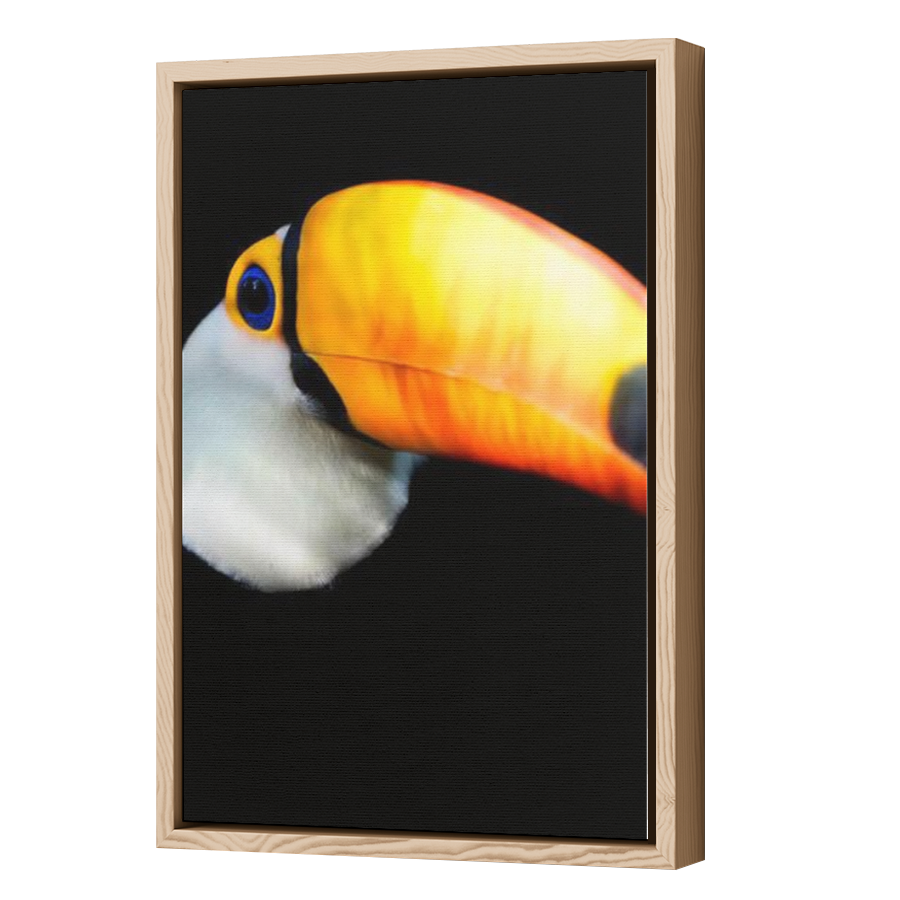 Thumbnail for Canvas - Wood Grain Floating Frame