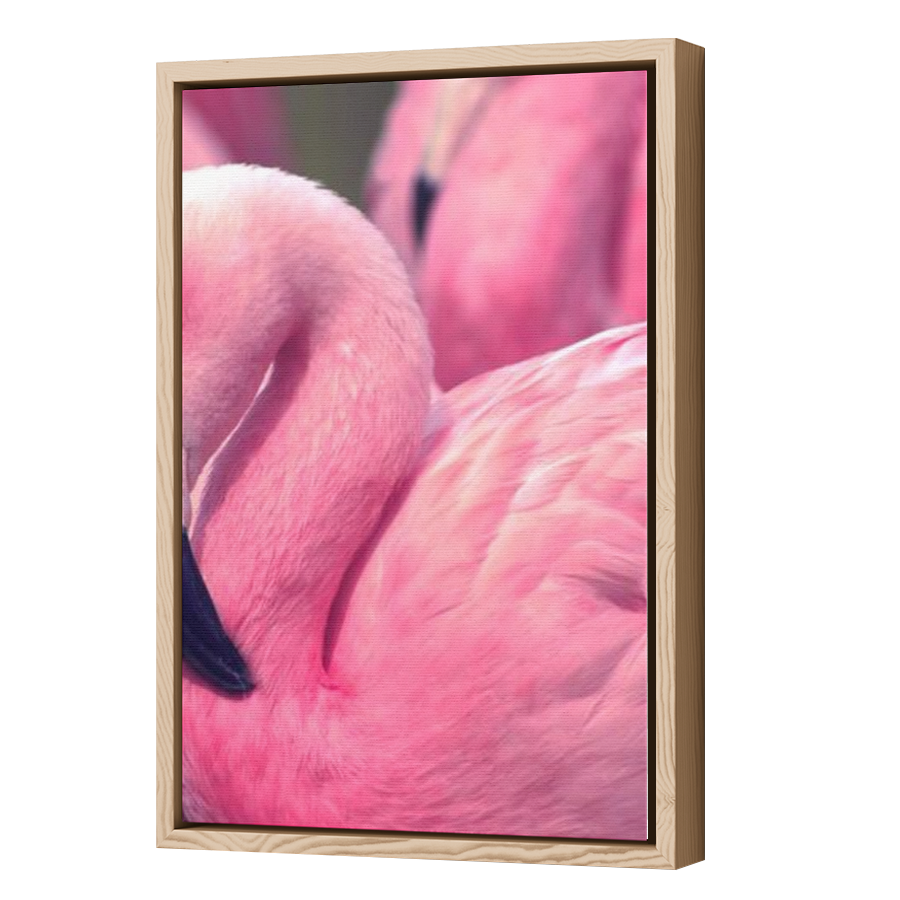 Thumbnail for Canvas - Wood Grain Floating Frame