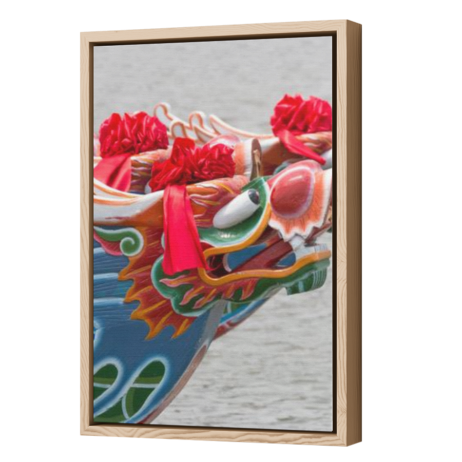 Thumbnail for Canvas - Wood Grain Floating Frame