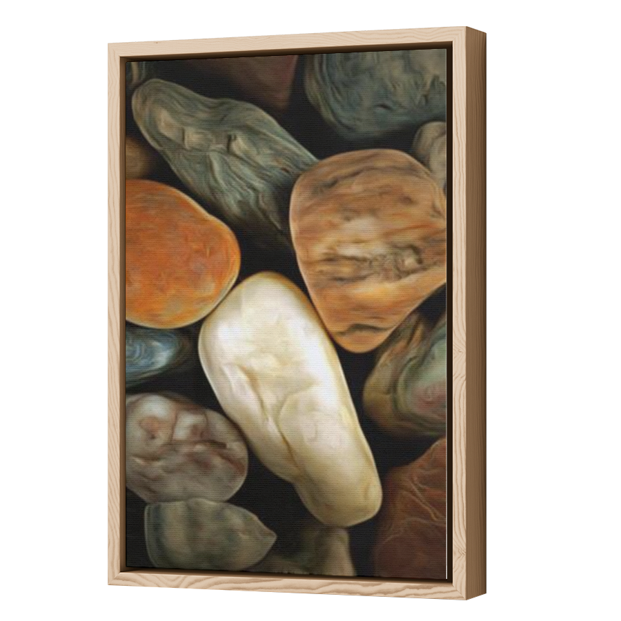 Thumbnail for Canvas - Wood Grain Floating Frame