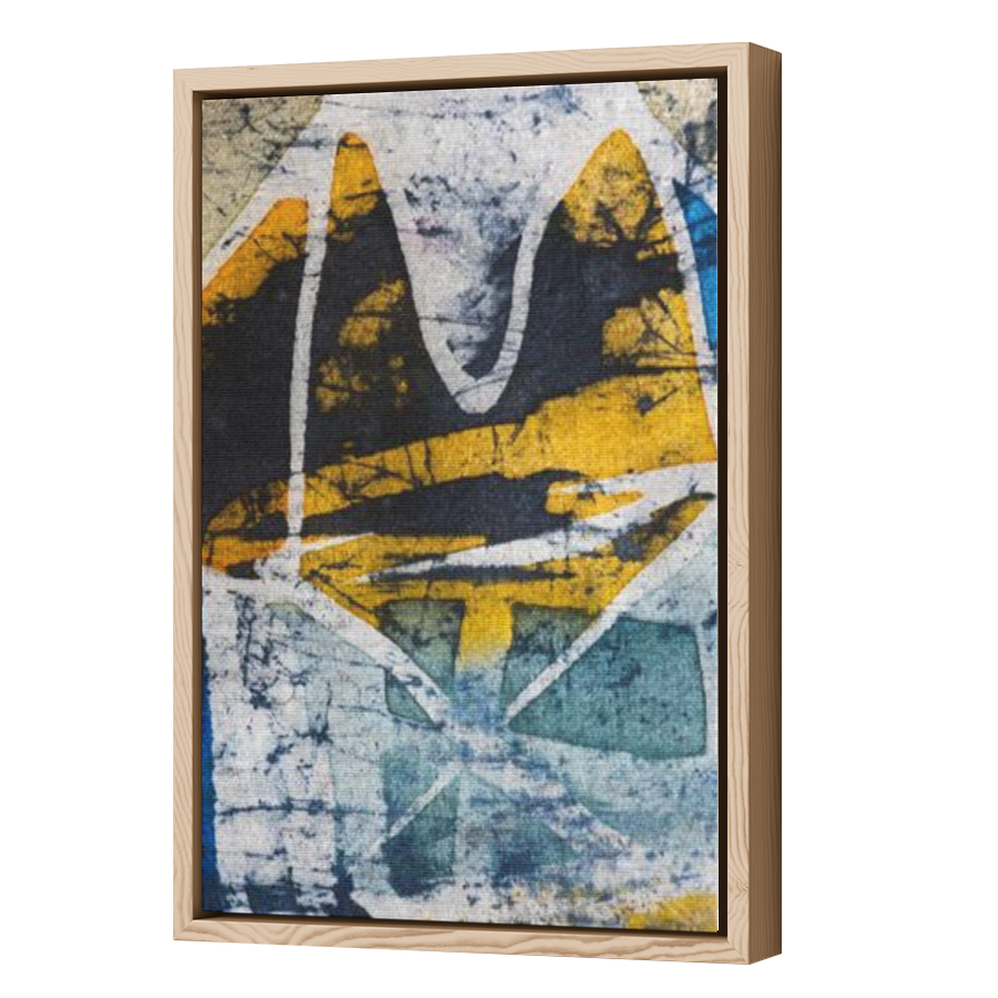 Thumbnail for Canvas - Wood Grain Floating Frame