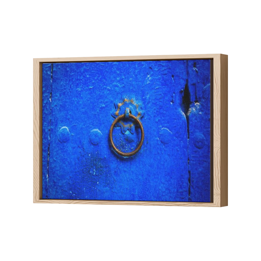 Thumbnail for Canvas - Wood Grain Floating Frame