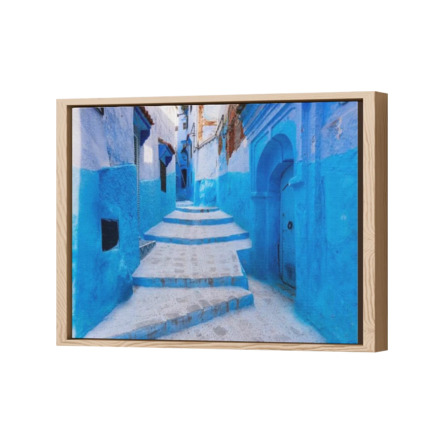Thumbnail for Canvas - Wood Grain Floating Frame