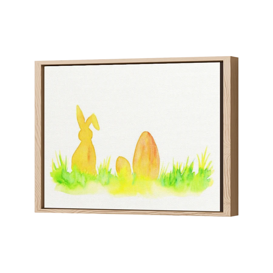 Thumbnail for Canvas - Wood Grain Floating Frame