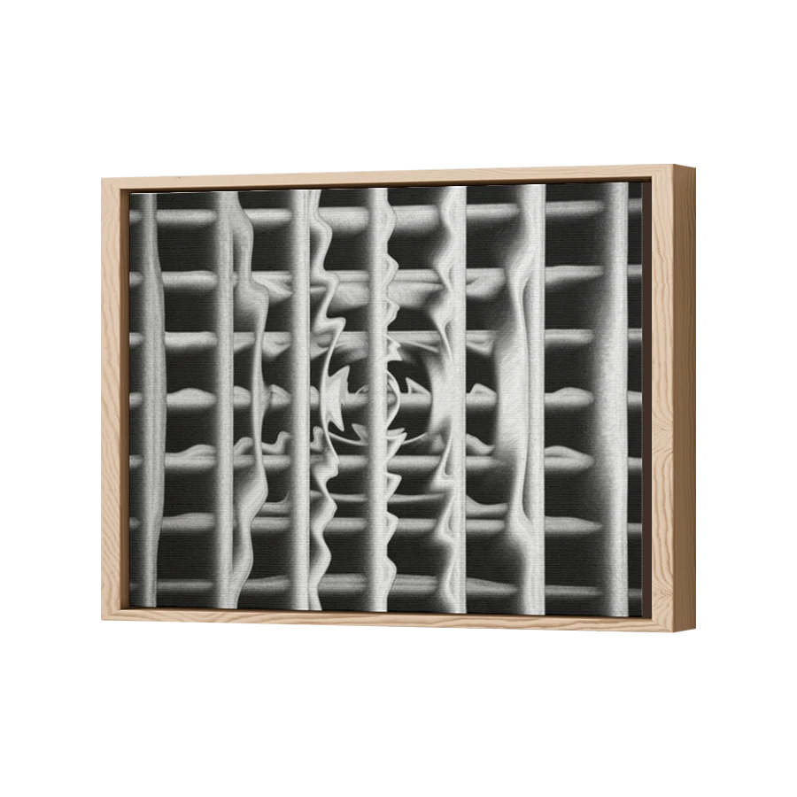 Thumbnail for Canvas - Wood Grain Floating Frame
