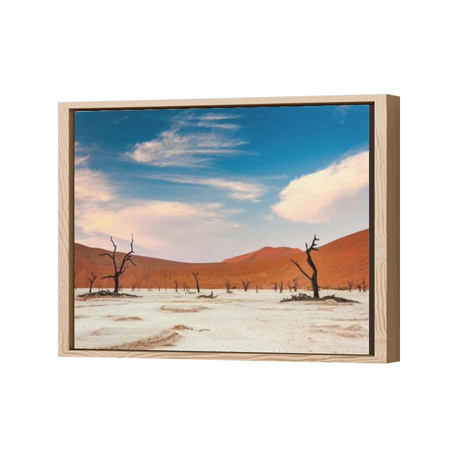 Thumbnail for Canvas - Wood Grain Floating Frame