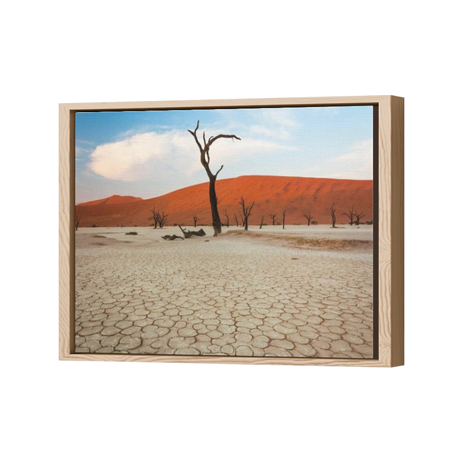 Thumbnail for Canvas - Wood Grain Floating Frame