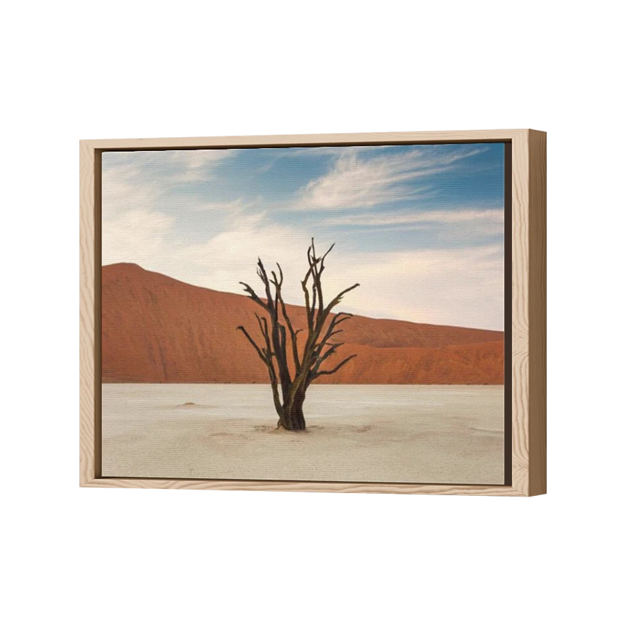 Thumbnail for Canvas - Wood Grain Floating Frame