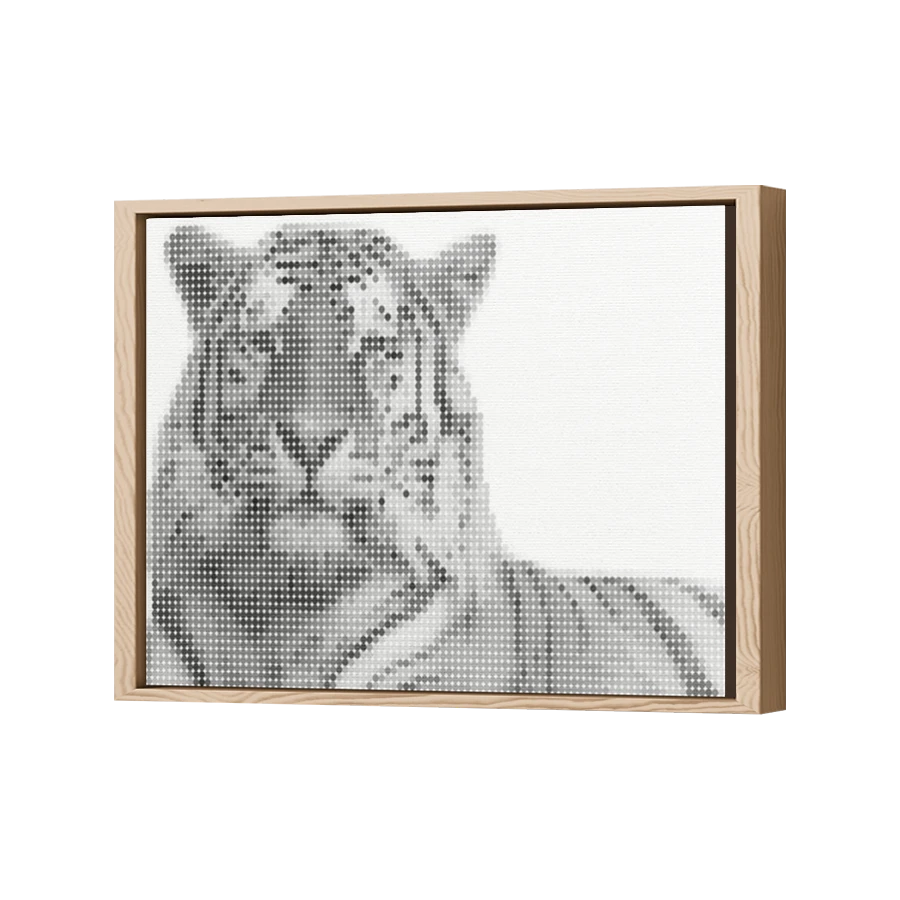 Thumbnail for Canvas - Wood Grain Floating Frame