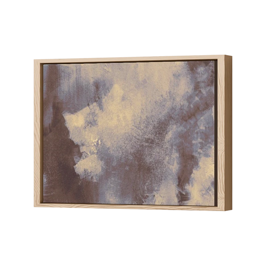 Thumbnail for Canvas - Wood Grain Floating Frame