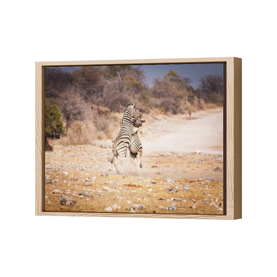 Thumbnail for Canvas - Wood Grain Floating Frame