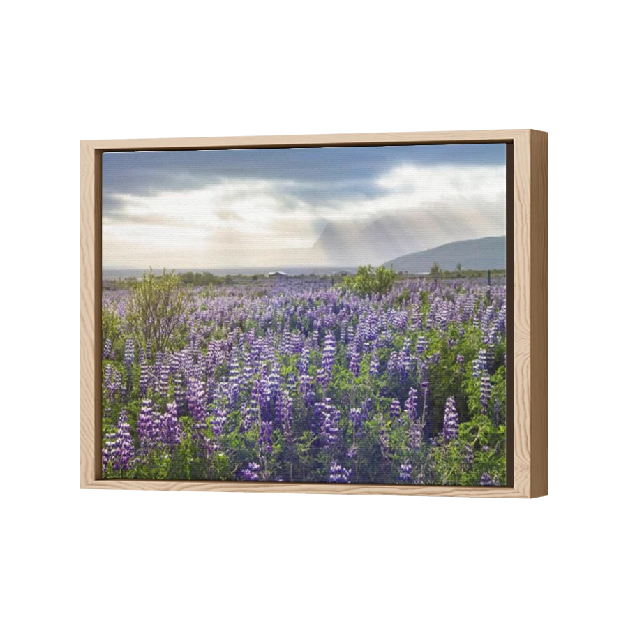 Thumbnail for Canvas - Wood Grain Floating Frame