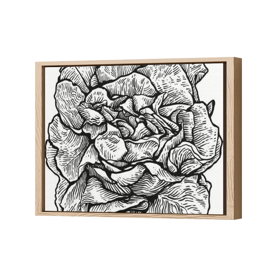 Thumbnail for Canvas - Wood Grain Floating Frame