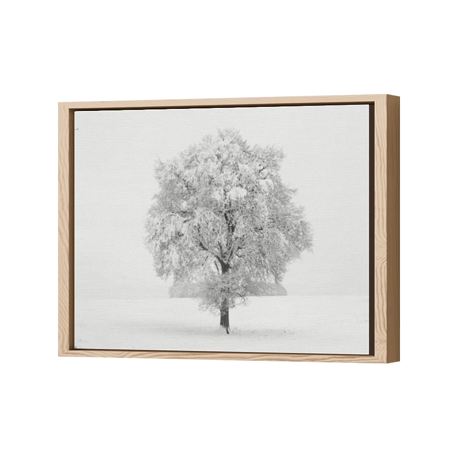 Thumbnail for Canvas - Wood Grain Floating Frame