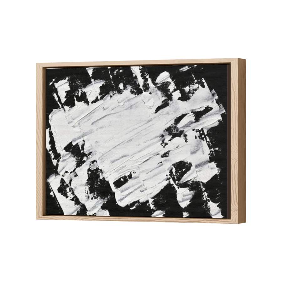 Thumbnail for Canvas - Wood Grain Floating Frame