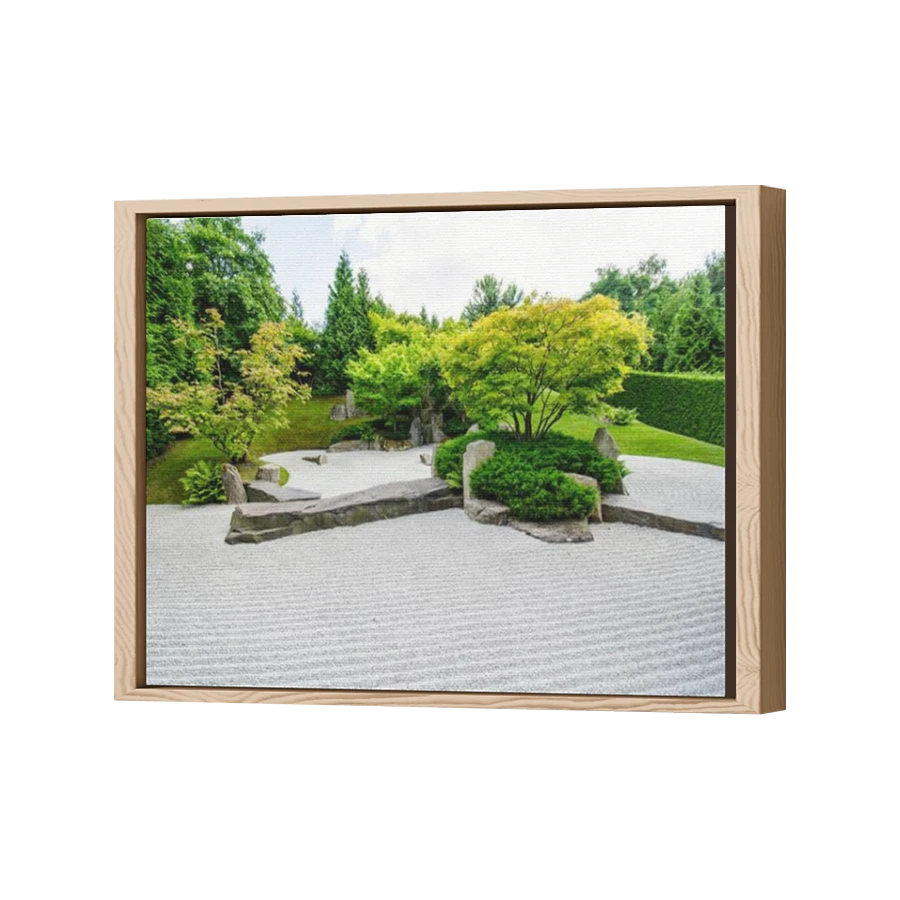 Thumbnail for Canvas - Wood Grain Floating Frame