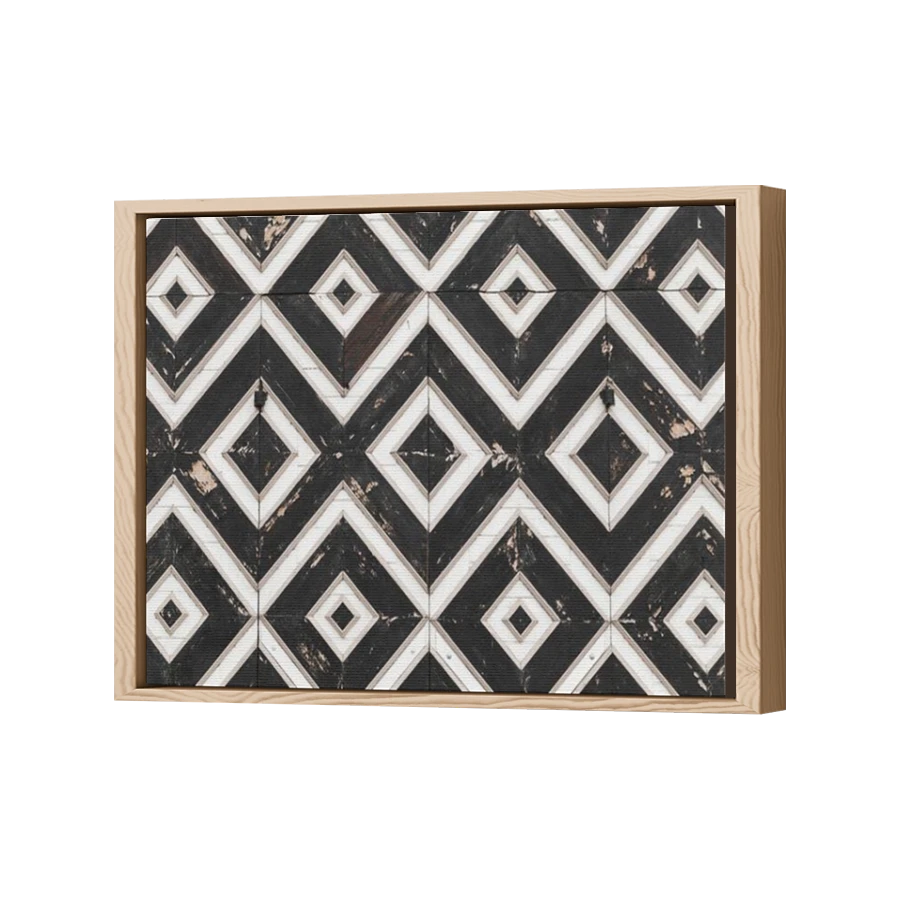 Thumbnail for Canvas - Wood Grain Floating Frame