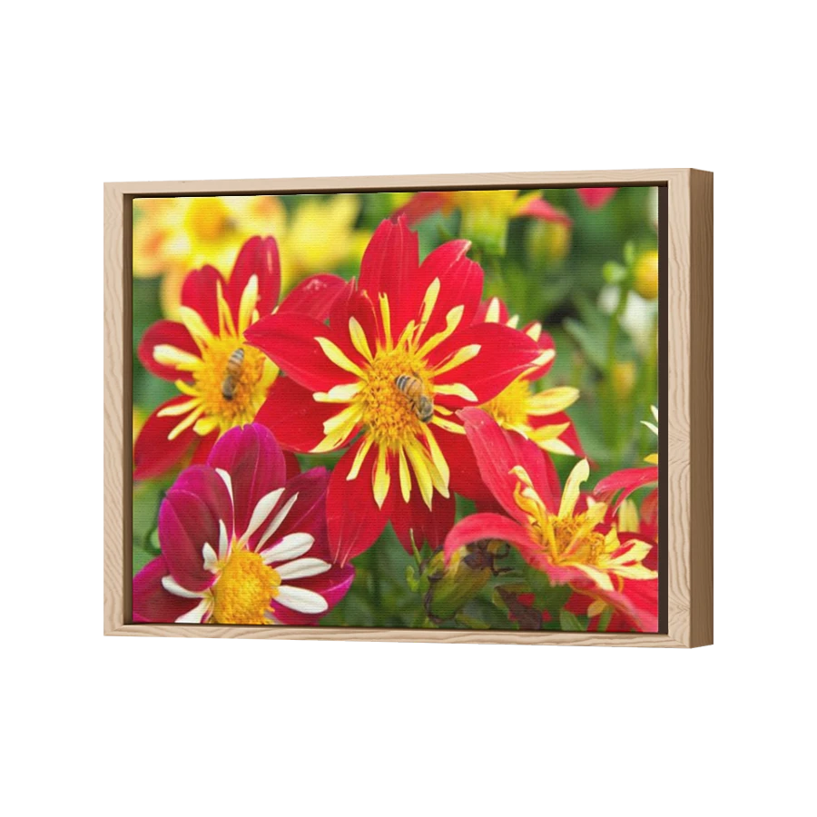 Thumbnail for Canvas - Wood Grain Floating Frame