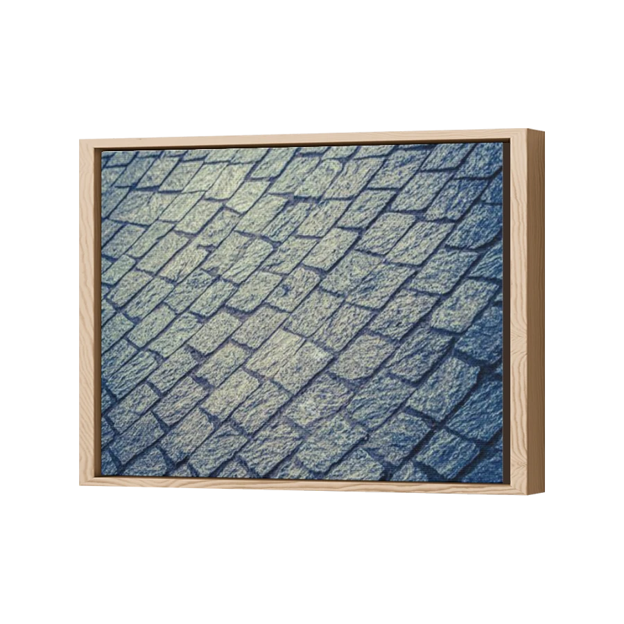 Thumbnail for Canvas - Wood Grain Floating Frame