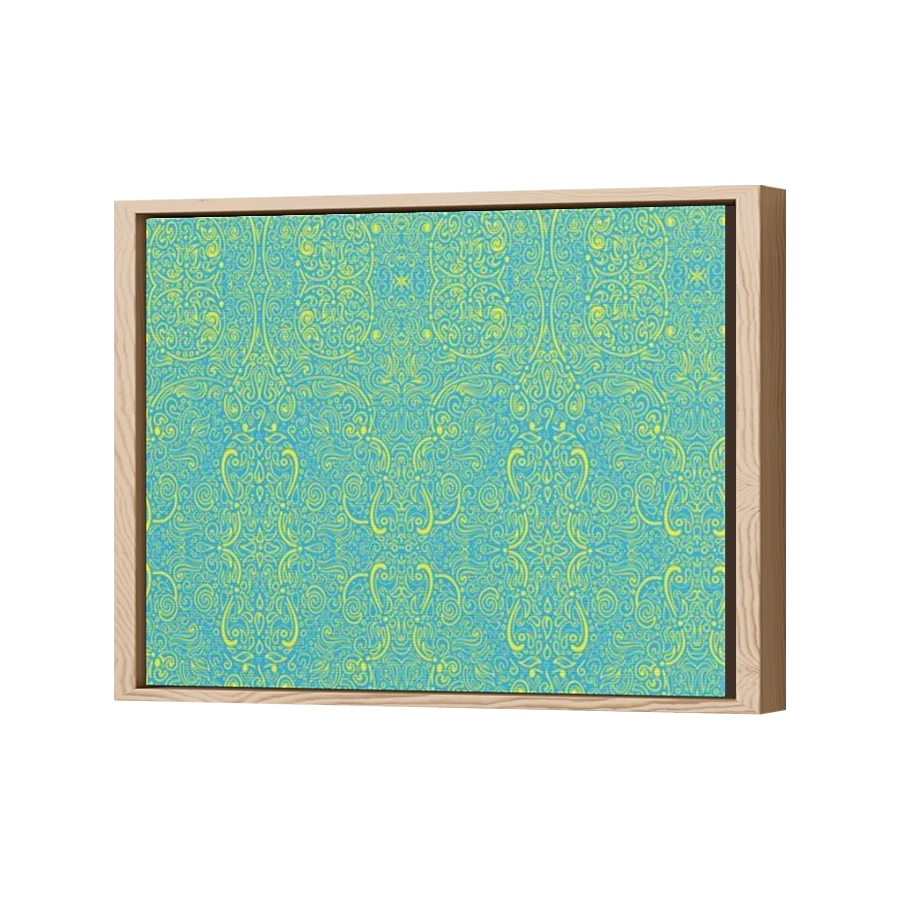 Thumbnail for Canvas - Wood Grain Floating Frame
