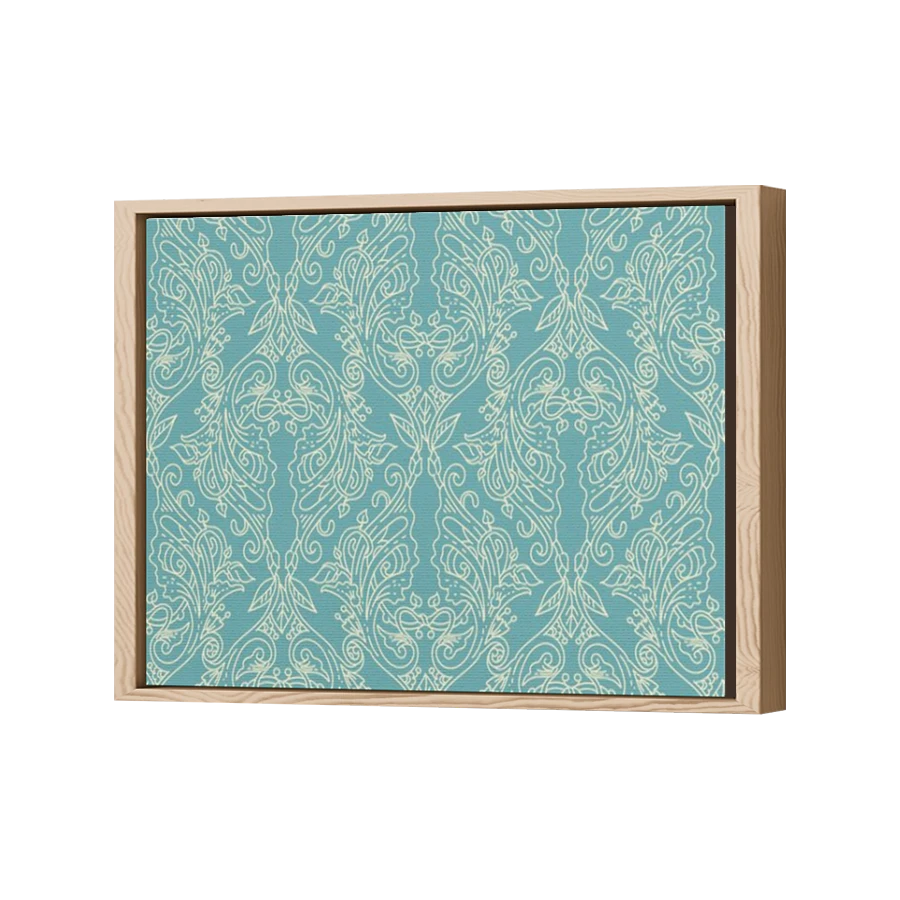 Thumbnail for Canvas - Wood Grain Floating Frame