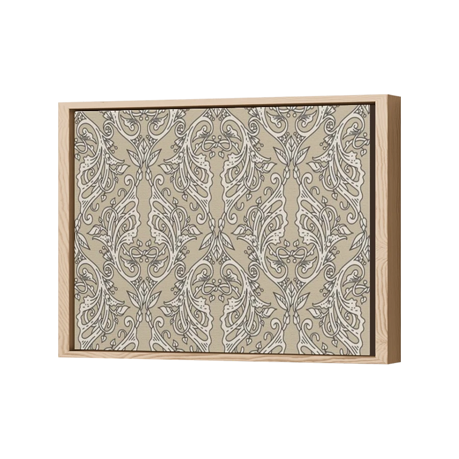 Thumbnail for Canvas - Wood Grain Floating Frame