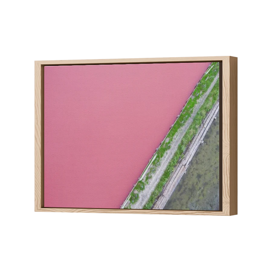 Thumbnail for Canvas - Wood Grain Floating Frame