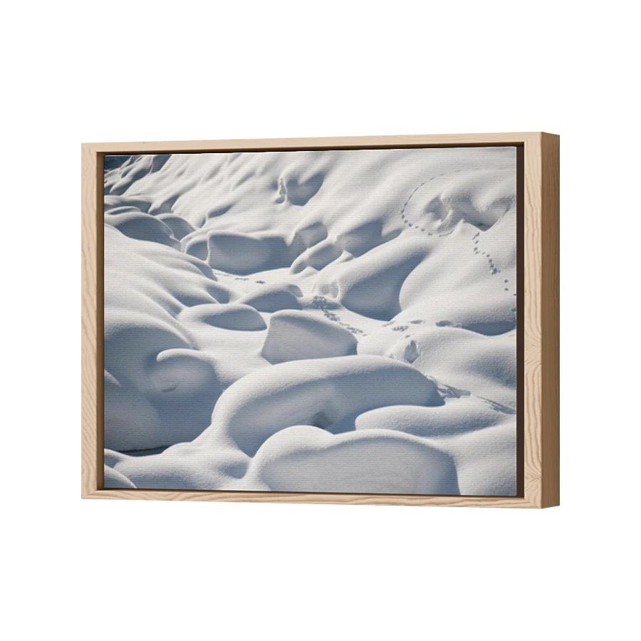 Thumbnail for Canvas - Wood Grain Floating Frame