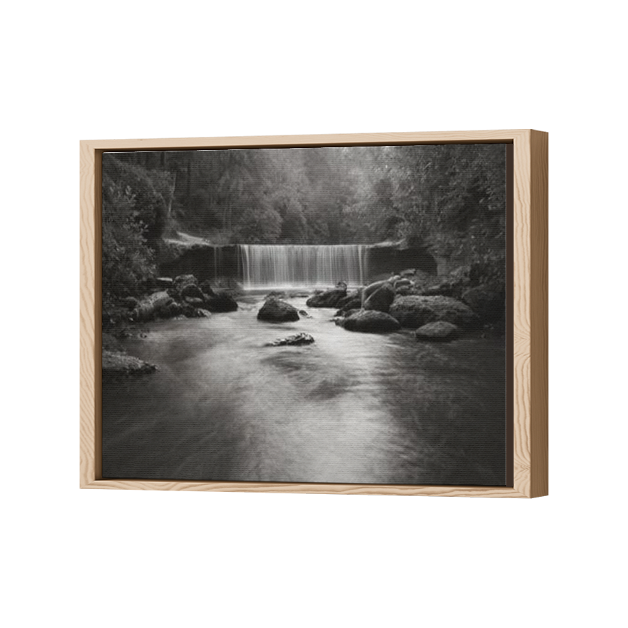 Thumbnail for Canvas - Wood Grain Floating Frame