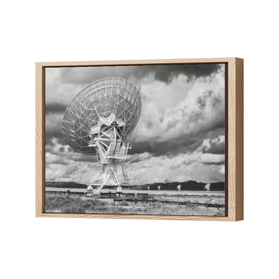 Thumbnail for Canvas - Wood Grain Floating Frame