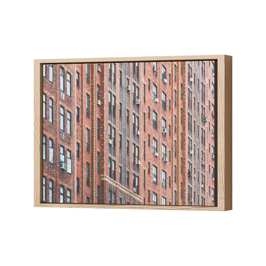Thumbnail for Canvas - Wood Grain Floating Frame