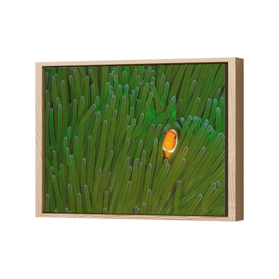 Thumbnail for Canvas - Wood Grain Floating Frame