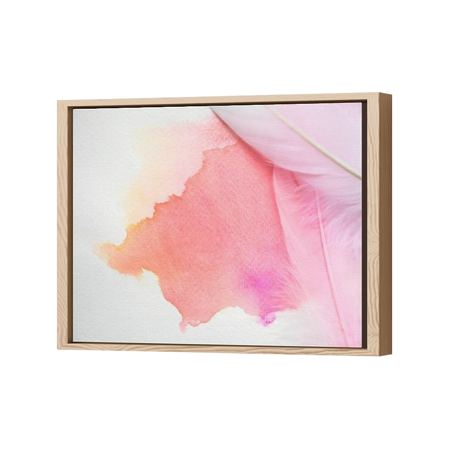 Thumbnail for Canvas - Wood Grain Floating Frame