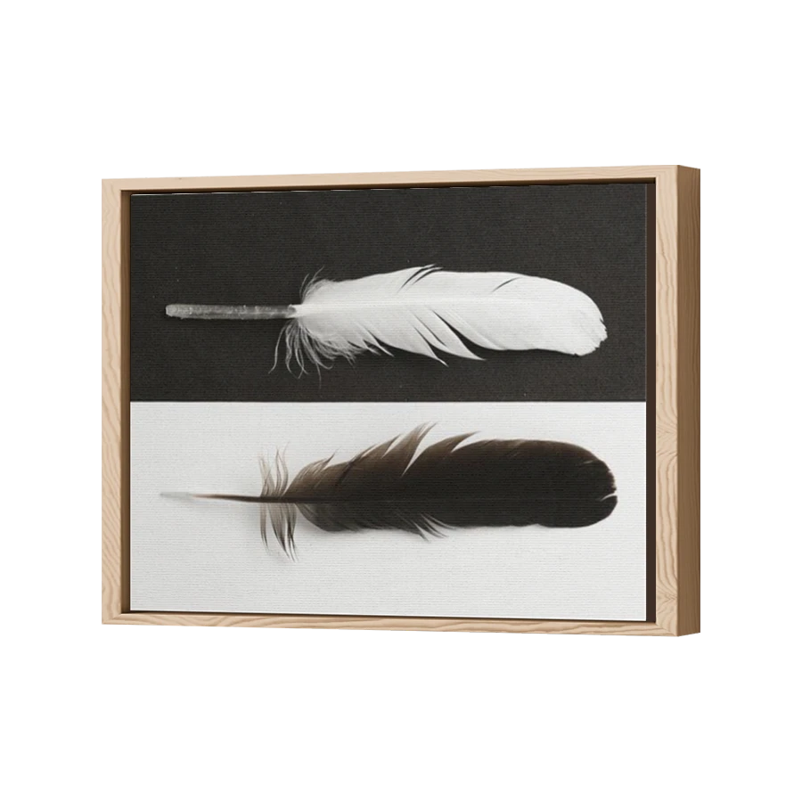 Thumbnail for Canvas - Wood Grain Floating Frame