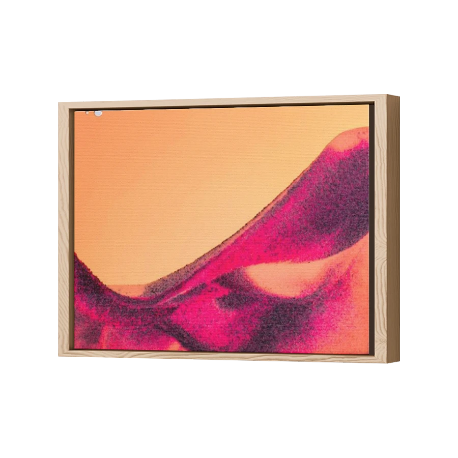 Thumbnail for Canvas - Wood Grain Floating Frame