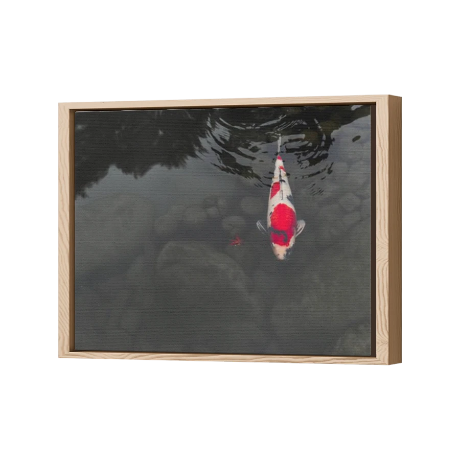Thumbnail for Canvas - Wood Grain Floating Frame