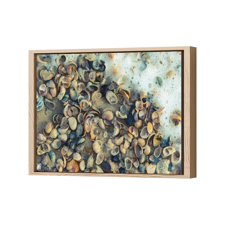 Thumbnail for Canvas - Wood Grain Floating Frame