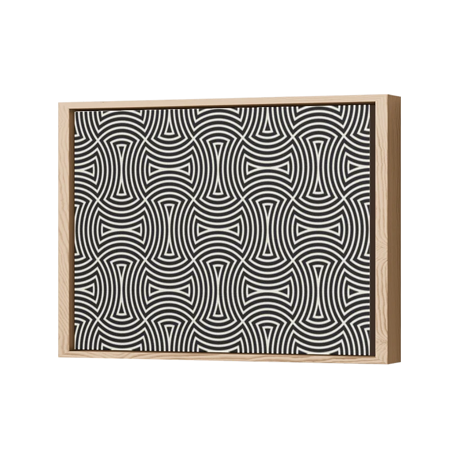 Thumbnail for Canvas - Wood Grain Floating Frame